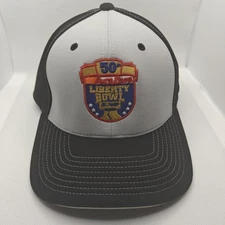 2009 Autozone Liberty Bowl 50th Patch Baseball Flexfit M/XL 7 3/8 - 8 Hat NWOT