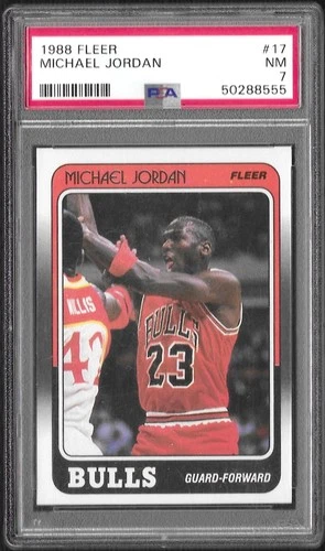 Michael Jordan 1988 Fleer #17