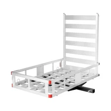 Hitch Cargo Carrier - 50"x29.5" Aluminum, 500lbs, Fit For 2" Receiver