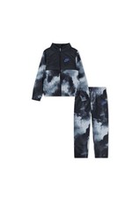 Nike Dri fit tie dye print midweight full zip jacket and pants 2 piece set