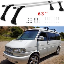 For VW Eurovan T4 Van Roof Rack 63" Cross Bars Cargo Skis Kayaks Bike Carrier