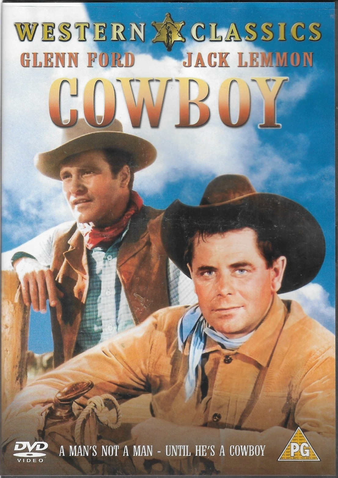 Cowboy DVD Glenn Ford Jack Lemmon western