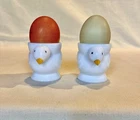 Vintage OPALEX, Milk Glass, Goose Egg Cups, Set of 2, Made in France - CUTE!!
