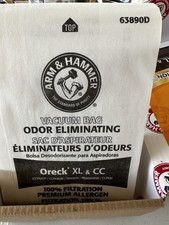 Arm & Hammer Oreck XL / CC Premium Allergen Vacuum Bags 63890D (Lot of 8)