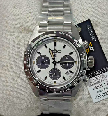 SEIKO Prospex SBDL125 SPEEDTIMER Solar Chronograph Men's Watch NEW
