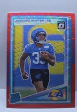 2025 Panini Donruss - Rated Rookie Jarquez Hunter #352 Optic Preview Red Wave...