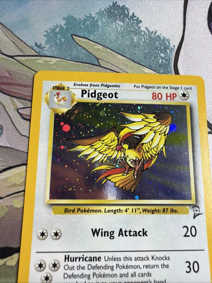 2000 Pokémon TCG Pidgeot Holo 14/130 Rare Base Set 2 - Image 3 of 4