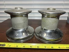 (2) / Pair of Barient 16 Single Speed Stainless Steel Sailboat Winches