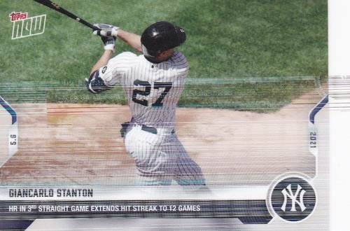2021 Topps Now 177 Giancarlo Stanton