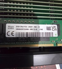 LOT OF 24 SK Hynix 32GB 2Rx4 PC4-2933Y Server Memory HMA84GR7DJR4N-WM 768GB 
