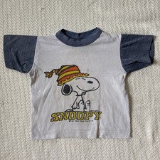 snoopy youth size 6 1958 united feature syndicate t shirt single stitch