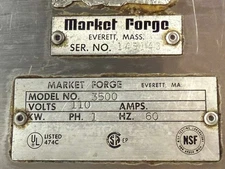 STEAMER COMMERCIAL (MARKET FORGE MDL.3500)