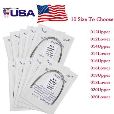Super Elastic Niti Round Arch Wires Arch Wire for Bracket Braces Alambre Dental