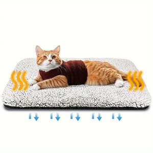 USB Electric Pet Heating Pad Dog Cat Bed Mat Warmer Blanket Soft Plush Washable
