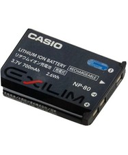 Original Casio NP-80 Battery For someone casio,nikon,fuji and olympus camera