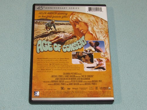 AGE OF CONSENT (DVD, 2015, 45th Anniversary) ***Rare, OOP!*** Helen Mirren 1969 - Picture 2 of 5