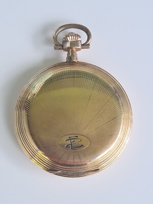GMBM GENEVE Savonette Doppeldeckel Goldfilled Taschenuhr Pocket Watch Läuft 2-2