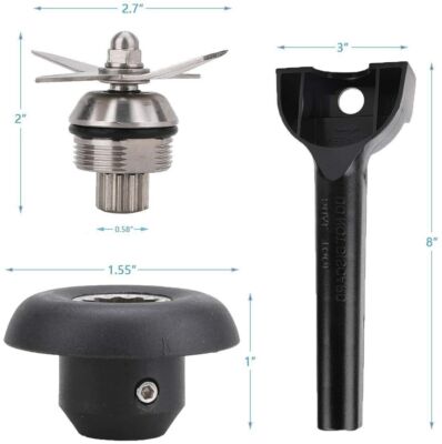 Blender Blade + Wrench & Drive Socket Tool Kit for Vitamix 5200 Series