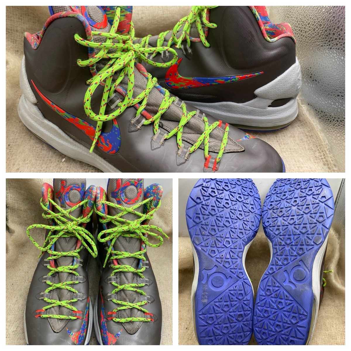 楓 Size 13 - Nike KD 5 Splatter - 554988-007 for sale online | eBay