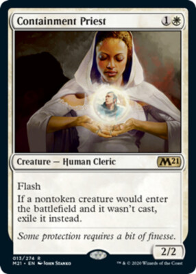 x1 Containment Priest R MTG Core Set 2021 M/NM, English