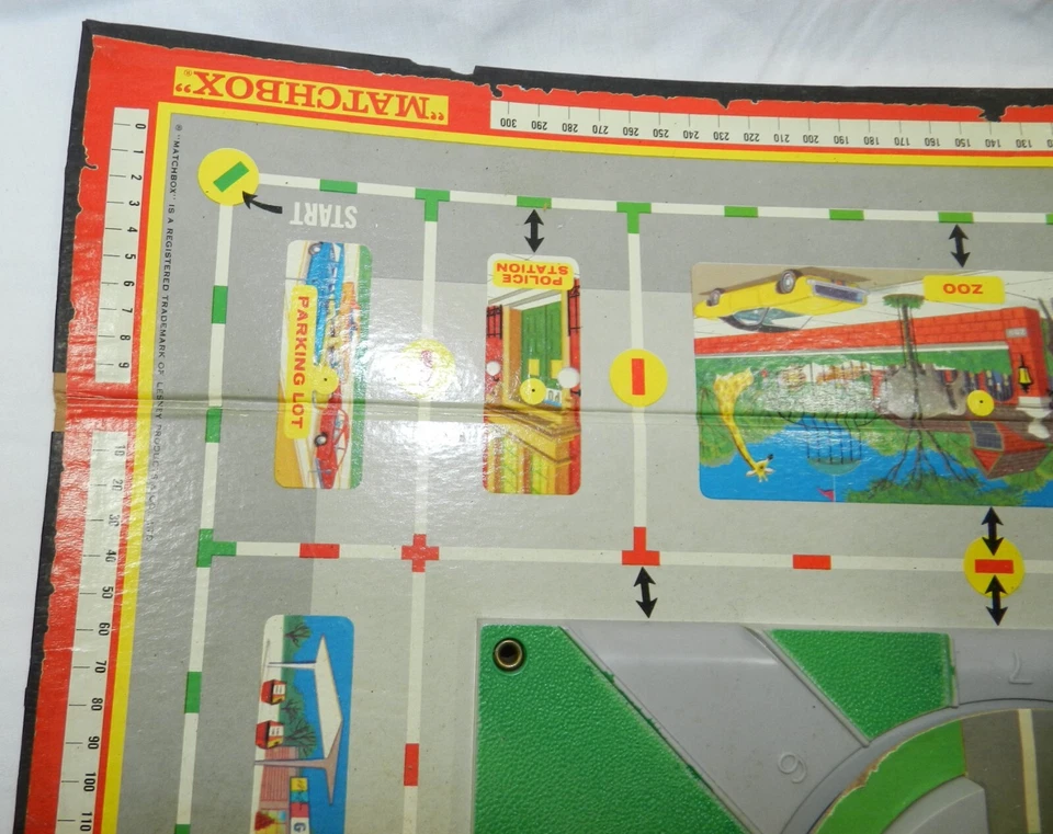 Vintage Game Board for Matchbox Traffic Game - Image 2 of 4
