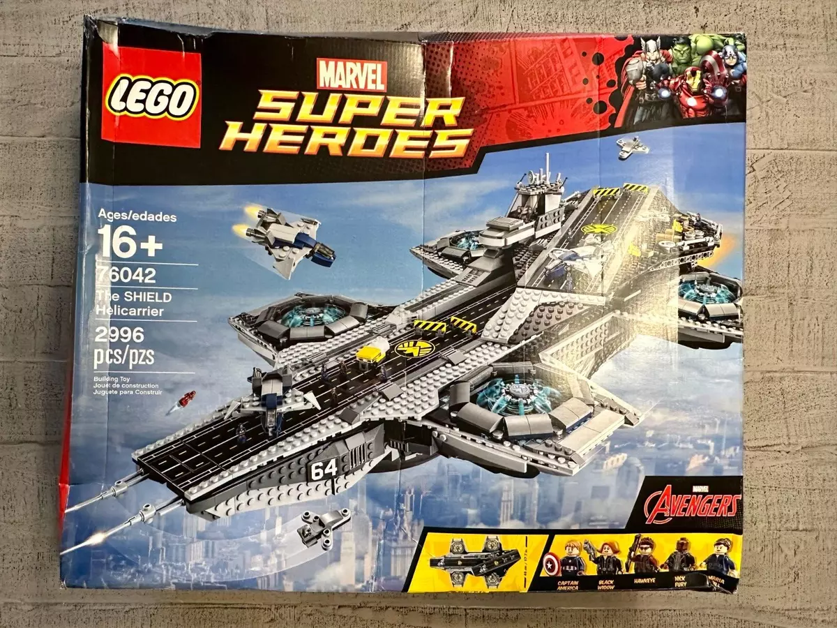 Lego Marvel Super Heroes 76042 The SHIELD Helicarrier Sealed Retire Nick Captain