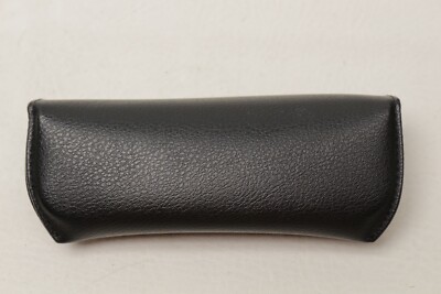 Ray-Ban Black Pebbled Leather Mini Sunglasses Case Ray-Ban Sunglasses Case Only Black Faux Leather Pebbled  main image 3