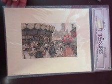 1971 ART TREASURES Anton Pieck PRINT for DECOUPAGE Frame or CRAFTS #53161 Free S