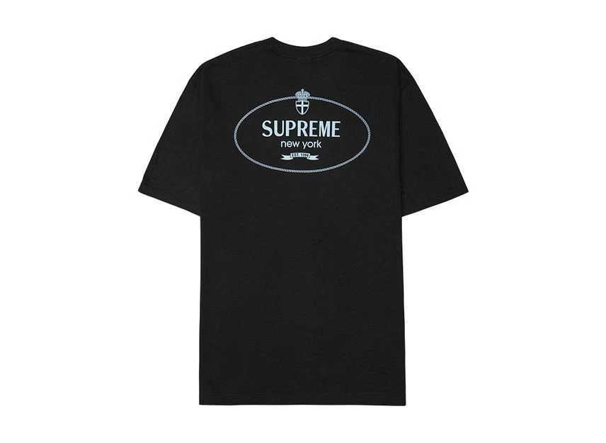 Tee shirt noir Supreme Crest