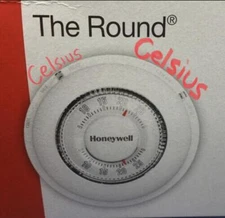 Honeywell Round Non-Programmable CELSIUS Thermostat Heat & Cool T87N1018 CELSIUS
