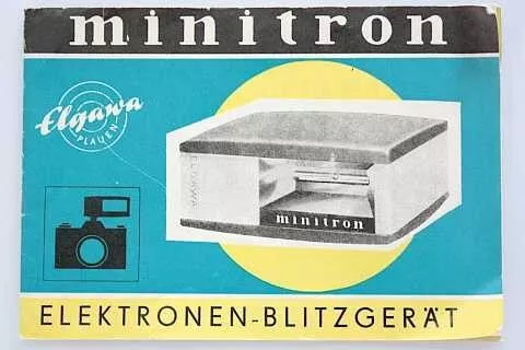 Bedienungsanleitung Elgawa Minitron Elektronen Blitzgerät Instruction - Bild 1 von 1
