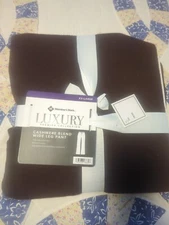 Member's Mark Womens XX-L Cashmere Blend Wide Leg Pants Dark Brown 28" Inseam