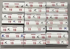 Lot of 21 Howard 19K Foil Hot Stamping Roll 3” Silver