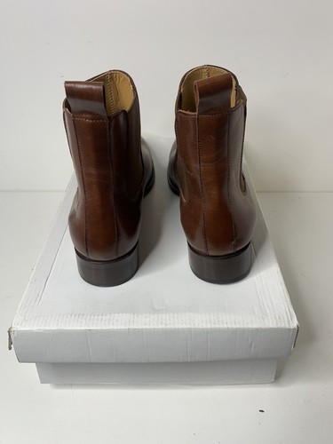 Stivali chelsea Amberone da uomo marroni eleganti alla caviglia abbronzati UK8 EU40,5 US10 - Foto 4 di 9