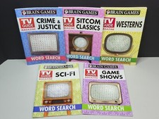 Tv Guide Magazine Word Search Books Brain Games Lot Of 5