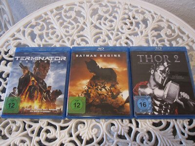 Blu-ray -   BATMAN BEGINS - TERMINATOR GENISYS - THOR 2 THUNDERSTORM
