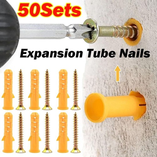 Self Drilling Expansion Tube Nails Plastic Wall Screws Expansion Bolt Pipe