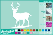 BUCK Deer cut vinyl decal #1 car truck window Hunting sticker Deer Hunt