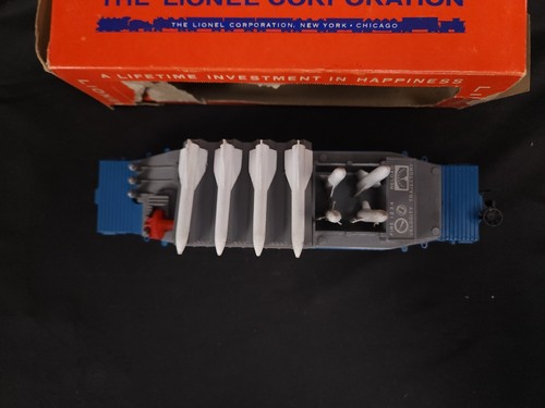 VINTAGE LIONEL POSTWAR 6544 MISSILE FIRING TRAIL CAR WITH ORIGINAL BOX L0002 - Picture 8 of 21