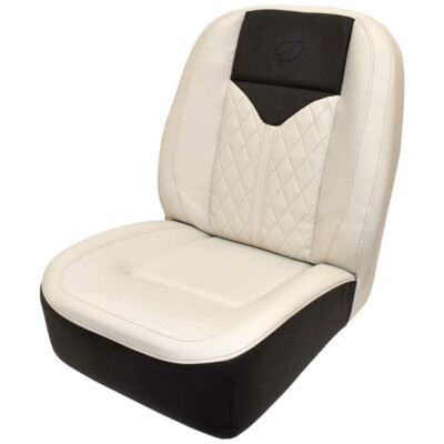 Sailfish Boat Captains Seat Reclining Off White Brown