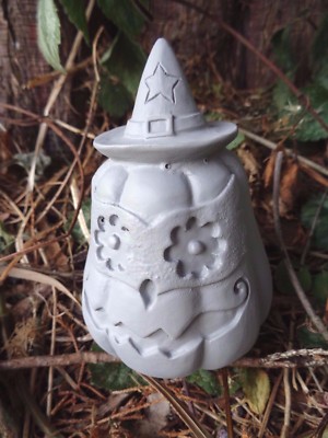 Latex Halloween pumpkin mold plaster cement concrete rubber mould  4''H x 3''W