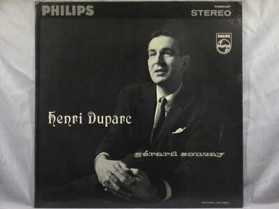 Henri Duparc Songs - Gérard Souzay, Dalton Baldwin - Philips PHS 900-027