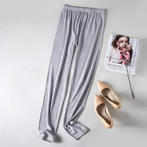 Damen 100% Wolle Thermo Unterwäsche Unterteil Hose Leggings Lange Hose- - Bild 29 von 30