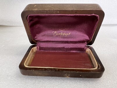 Rare Genuine Original CORTEBERT Wristwatch Pocket Watch Wooden Box Case