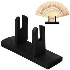 MAGICLULU 1pc Chinese Hand Fan Stand: Round Fan Display Base Holder Decorativ...