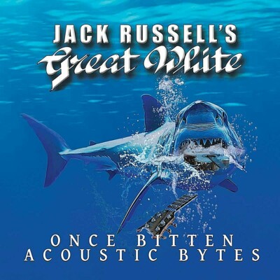 JACK RUSSELL'S GREAT WHITE ''ONCE BITTEN ACOUSTIC BYTES''  (BLUE) NEW! (MINT)
