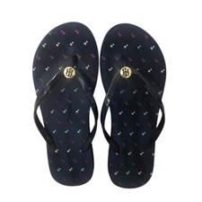 Tommy Hilfiger Blue Flip Flop Slippers Size 9/10