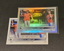 Shohei Ohtani Kenta Maeda 2022 Topps #122 Minnesota Meetup RAINBOW FOIL HOLO