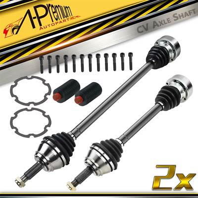 A-Premium 2x CV Axle Shaft Assembly Front Side for Volkswagen Cabriolet Scirocco