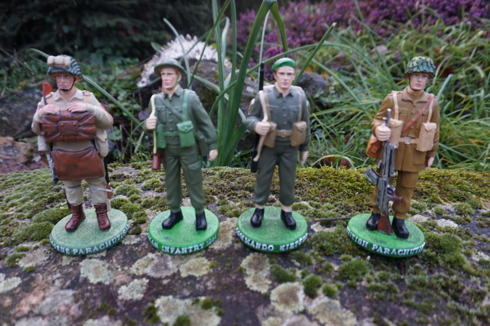 Figurine commando 1944 Normandie décoration de bureau pour passionné d'histoire